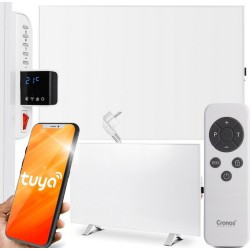 Panel grzewczy IR CRONOS Synthelith PRO CRP-600TWP TUYA white