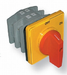 Łącznik krzywkowy 0-1 3P 25A /do wbudowania żółto czerwony/ EŁK 25 3b 01.02 004772042