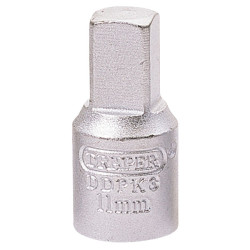 Draper 38322 11mm Square- 3/8&quot; Square Drive Drain Plug Key