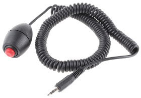 Przełącznik wiszący, SPST, Chwilowy, 0.5m, 400 mA przy 32 V AC, Wtyk stereo 3,5 mm