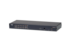 Przełącznik KVM 3.5 mm Jack KH1516A, 21-portowy PS/2, USB, Aten HDMI
