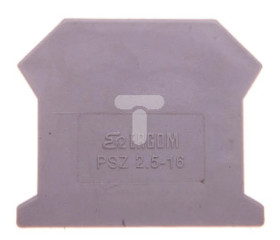 Płytka skrajna do złączek gwintowych PSZ 2,5-16 szara R34RR-07040000203 /20szt./