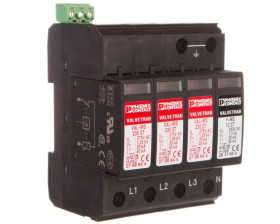 Ogranicznik przepięć Typ T2 4P 40kA 1,35kV 275V AC VAL-MS 230/3+1 FM 2838199