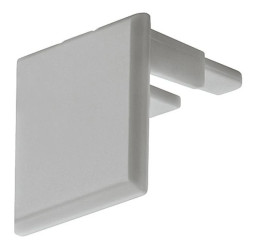 Zaślepka, srebrna, do Profilu LED 2192 Häfele Lighting, 83374823