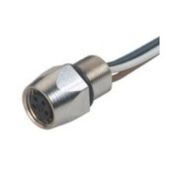 Złącze gniazdowe M8 żeńskie montaż przedni 4-pinowe kodowane A nieekranowane 30 V AC/DC 4 A ELKE 4408 V FM 8 05