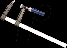 3935-40 Screw clamp, steel, 400 x 120 mm