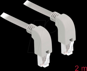 85860 Network cable RJ45 Cat.5e SF/UTP downwards / downwards angled 2
