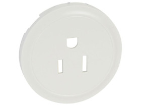 CELIANE Plakietka Gniazdo pojedyncze z uziemieniem 2P+Z euro/usa biała 068137 LEGRAND