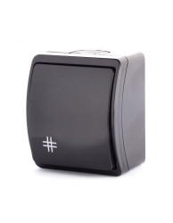 WŁĄCZNIK KRZYŻOWY NATYNKOWYKOALA VW-4 CZARNY