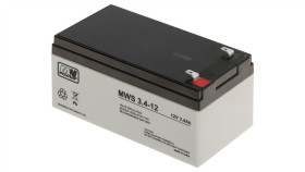 Akumulator Vrla Agm 12V 3.4Ah (Żywotność 3-5Lat) Mws 3.4-12 T1