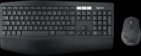 Keyboard/Mouse Set MK850, Wireless, Unifying,black, Performance, DE, Optical, 1000 dpi