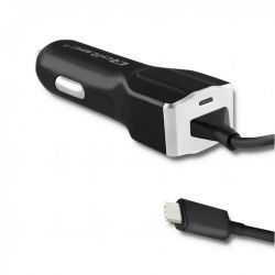 Ładowarka samochodowa 12-24V 3A 15W kabel USB-C
