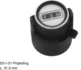 Model 23 Multidial 10 Turns 30.6 mm Diameter Projecting Design