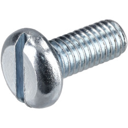 R-TECH 337025 Slotted Pan Head Machine Screws BZP M5 12mm - Pack Of 100