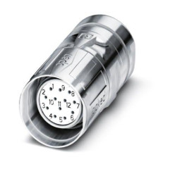 Złącze wielostykowe przemysłowe 12-pinowe M23 Montaż na kablu Gniazdo Phoenix Contact