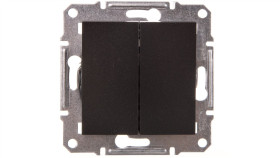 Asfora Łącznik Świecznikowy Bez Ramki Antracyt Eph0300171