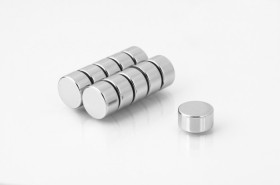 15x8 mm Cylindrical N38 Neodymium Magnet