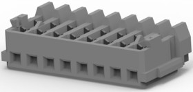 Socket housing, 8 pole, pitch 1.5 mm, straight, natural, 353293-8