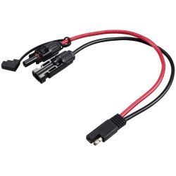 TRU COMPONENTS TC-12195644 Connector Cable Black/Red 1 pc Signal &amp; Power