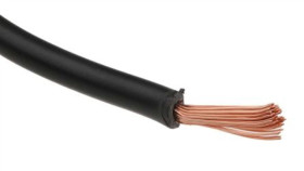 Jednożyłowy Kabel Sterowniczy Csa 2,5 Mm, Maks. +70C 1000 V Czarny, Rs Pro
