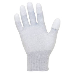 Antistat 109-0910 ESD Glove M Carbon-Filament Nylon PU Tip Ventilated