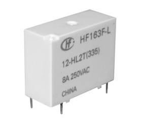 Przekaźnik mocy 12V dc SPST Hongfa Europe GMBH 10 A 400mW, montaż PCB 360Ω Styk płytki drukowanej