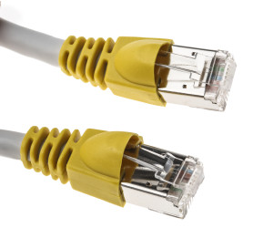 Kabel Ethernet Cat6a długość 0.5m Z zakończeniem Telegartner LSZH