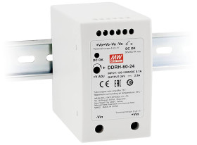 MEAN WELL DDRH-60-12 Przetwornica DC/DC, 60 W, 12 V, 5 A, 1 szt.