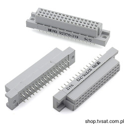 92376-224 Socket 3 x 16 Pin DIN 41612 THT BERG