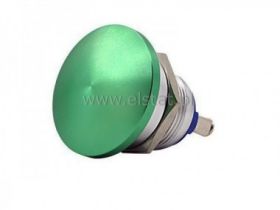 Grzyb bezp. chwilowy 30mm metal zielony fi 22