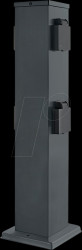 HT-501335 Energieverteiler BANGKOK, 4-fach, anthrazit