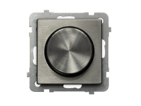 SONATA Ściemniacz uniwersalny + LED funkcja wyłącznika czasowy i "time to bed" stal inox ŁP-8RML2/m/37 OSPEL