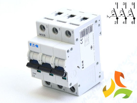 Wyłącznik nadprądowy B 6A 3P 6kA CLS6-B6/3 270405 EATON