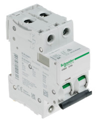 Wyłącznik nadprądowy MCB, Typ D, 2-biegunowy, 6A, 440V, 100 → 133V, na szynę DIN, Schneider Electric, iC60H