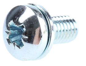 Śruba z podkładką M5 Sprężyna długość 10mm Stożek Stalowe