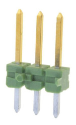 Złącze szpilkowe 3-pinowe raster: 2.54mm -rzędowe TE Connectivity Przewlekany 3.0A
