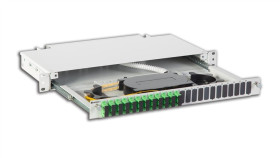 Mirsan Przełącznica Światłowodowa 1U 24Xsc Simplex / Lc Duplex Szara