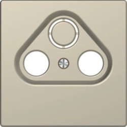 Merten Płytka centralna gniazda antenowego RTV 3otw. D-Life pias.sahary MTN4123-6033