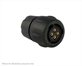 Złącze wielostykowe przemysłowe 4-pinowe Montaż na kablu Gniazdo Souriau Sunbank by Eaton