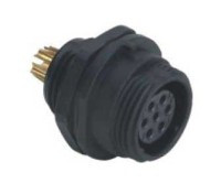 SPP1712-7GZ-P Gniazdo 7 pin, zakręcane na obudowę, zakręcany, wodoodporny - gwint zewnętrzny