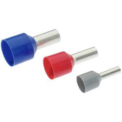 Cimco 187306 Ferrule Partially insulated Red 10 mm&#xB2; 100 pcs Ferrules