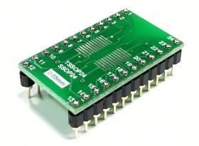 Adapter SSOP24 --> DIL24 (PDIP24 15,24mm/.600")