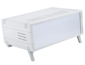 ABS enclosure kit, (L x W x H) 290.9 x 198.9 x 108.7 mm, light gray (RAL 7035), IP30, 55620018.MT1