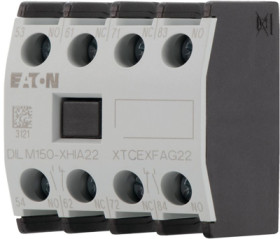 Auxiliary switch, 4 pole, 2 Form A (N/O) + 2 Form B (N/C), screw connection, 283464
