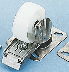 Koło samonastawne średnica kabla 150mm Płyta LAG 370kg wysokość całkowita 192mm