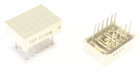 TOM-757-AR-N matryca LED, 5x7, czerwona