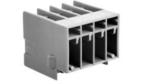 Wtyk X-Com 4-Biegunowy Szary Raster 5Mm 769-634 /50Szt./