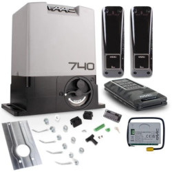 Zestaw Delta 2 FDS - FAAC 740 do 500kg bram przesuwnych