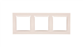 Simon 10 Ramka Potrójna Kremowa Cr3/41