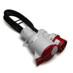 Kabel przedłużacz siłowy 16A/32A 1m adapter Zmiana fazy 223201